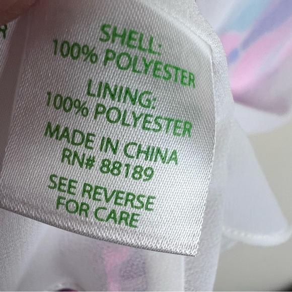 Lilly Pulitzer Achelle Top in Colony Coral Shell Out Size M - Picture 14 of 16